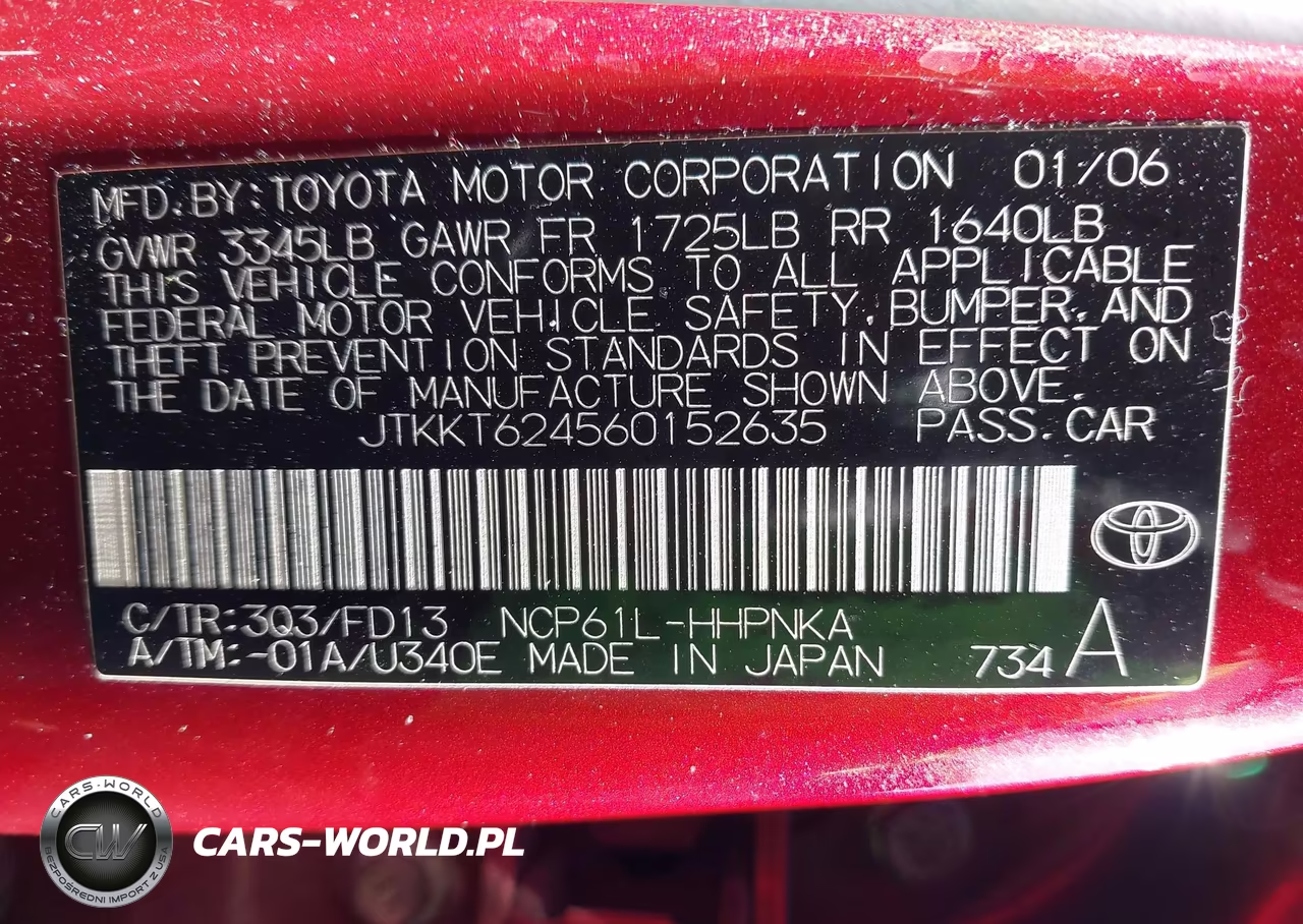 2006 Scion Xa VIN:JTKKT624560152635 - 9