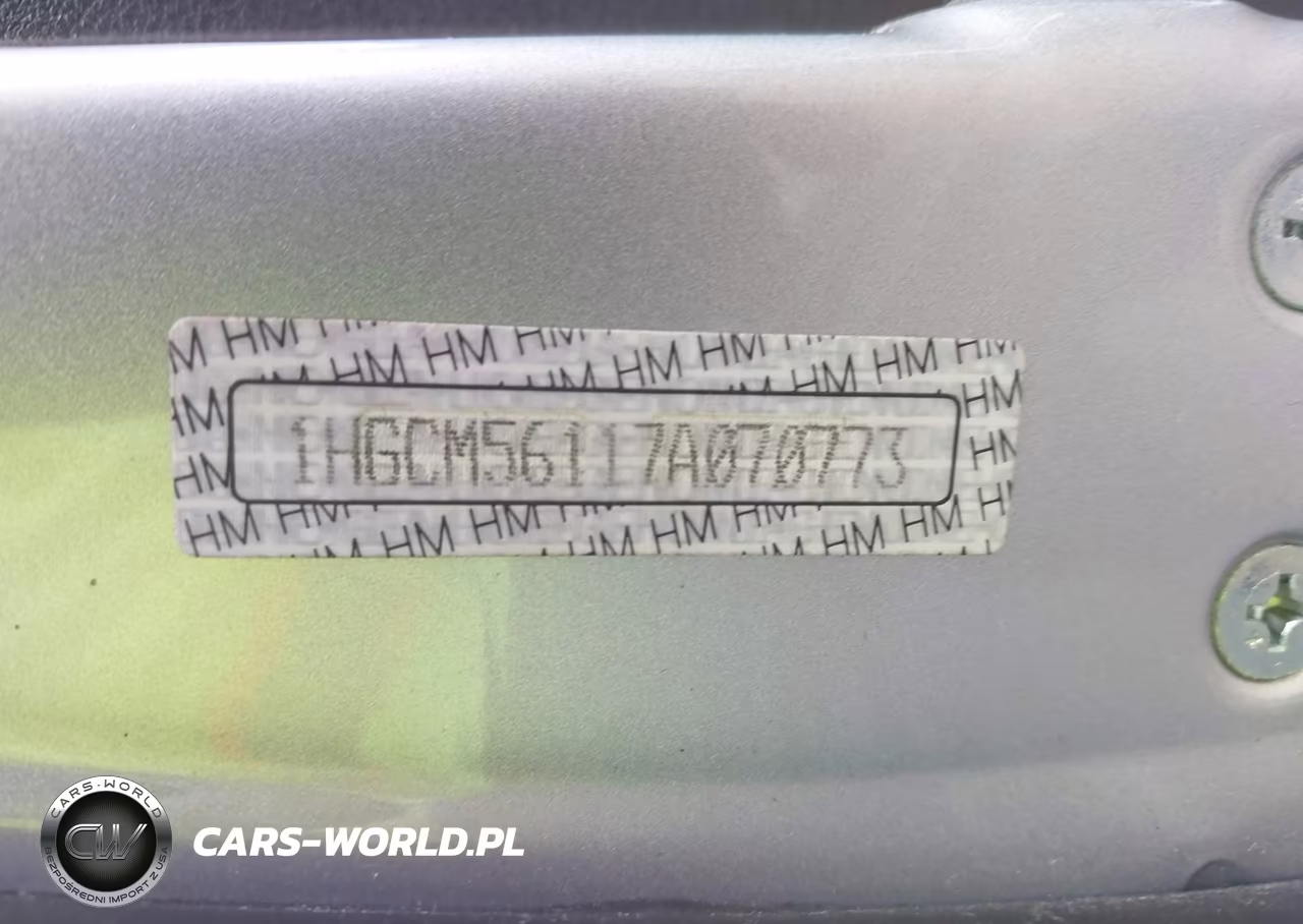 2007 Honda Accord 2.4 Vp VIN:1HGCM56117A070773 - 9