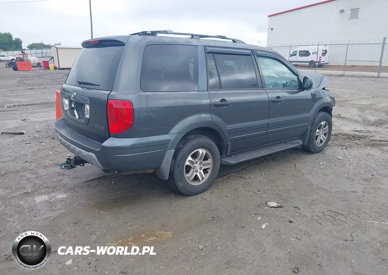 2004 Honda Pilot Ex VIN:2HKYF18444H513372 - 4