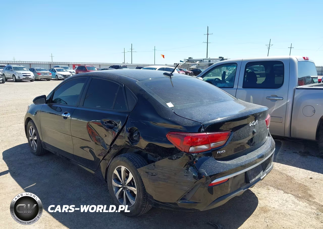 2022 Kia Rio S VIN:3KPA24AD6NE490403 - 3