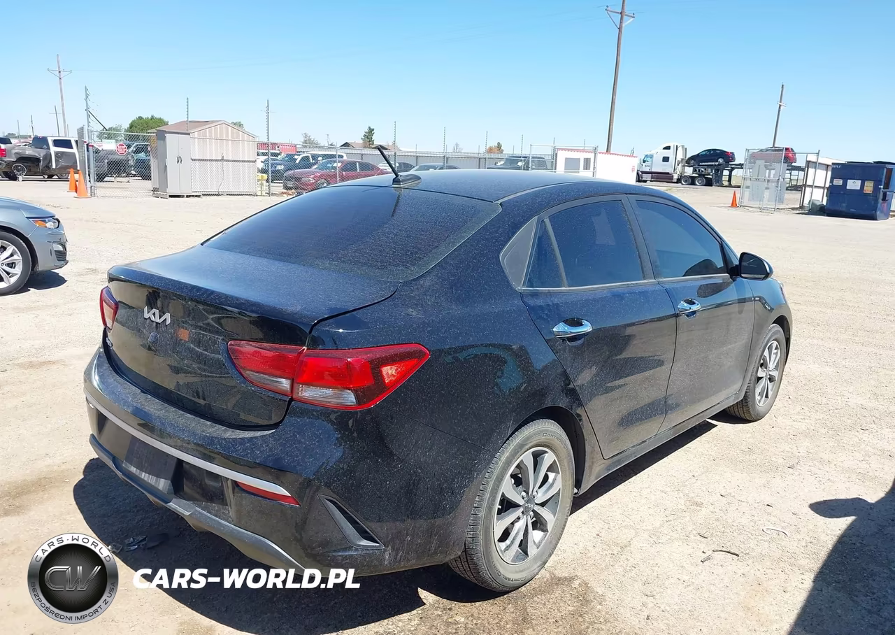 2022 Kia Rio S VIN:3KPA24AD6NE490403 - 4