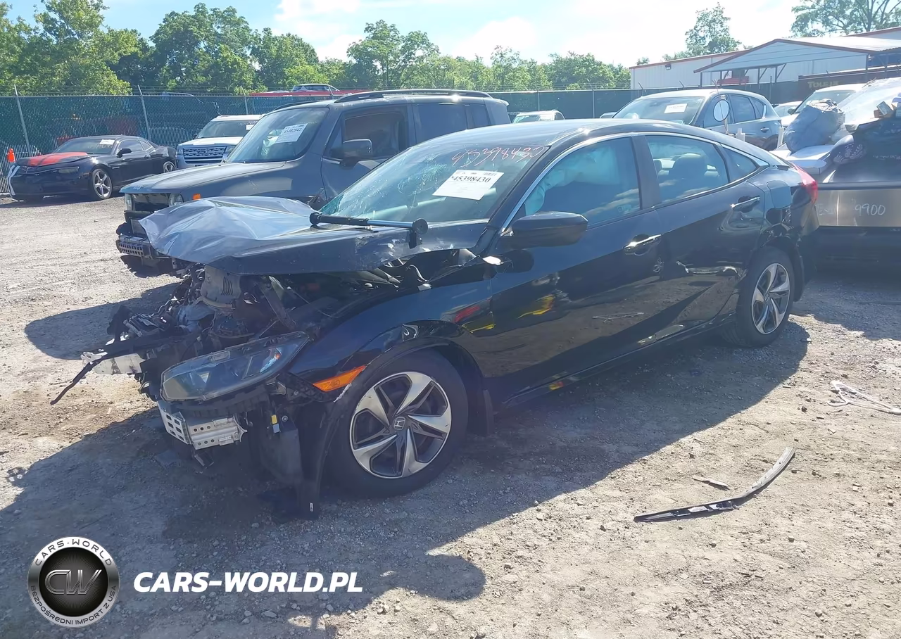 2021 Honda Civic Lx VIN:19XFC2F61ME001101 - 2