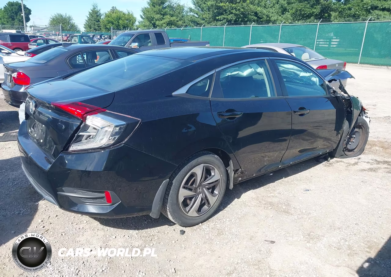 2021 Honda Civic Lx VIN:19XFC2F61ME001101 - 4
