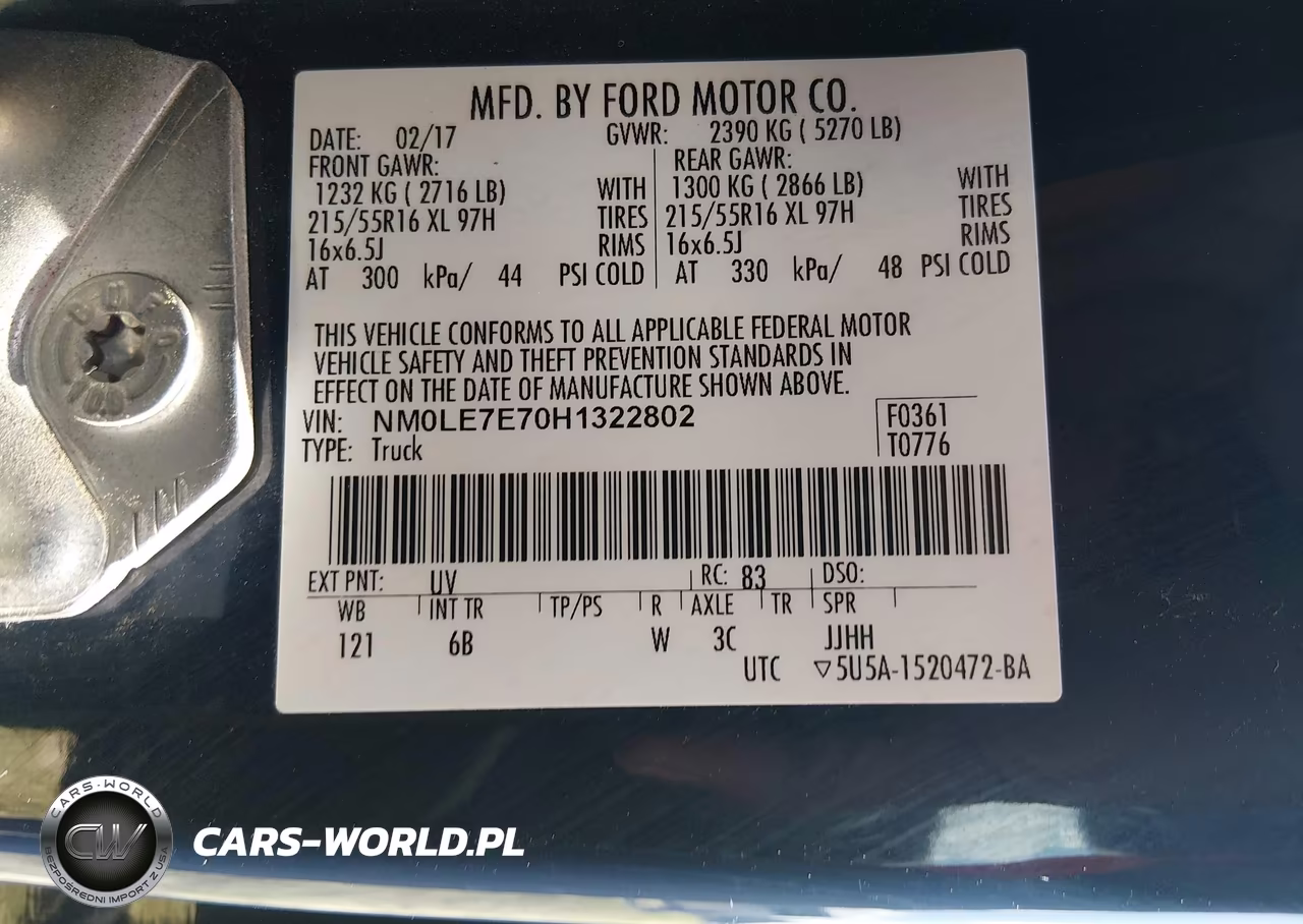 2017 Ford Transit Connect Xl VIN:NM0LE7E70H1322802 - 9