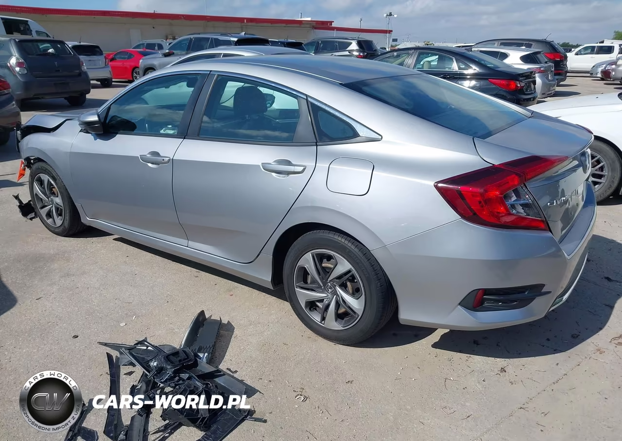 2019 Honda Civic Lx VIN:2HGFC2F60KH605399 - 3