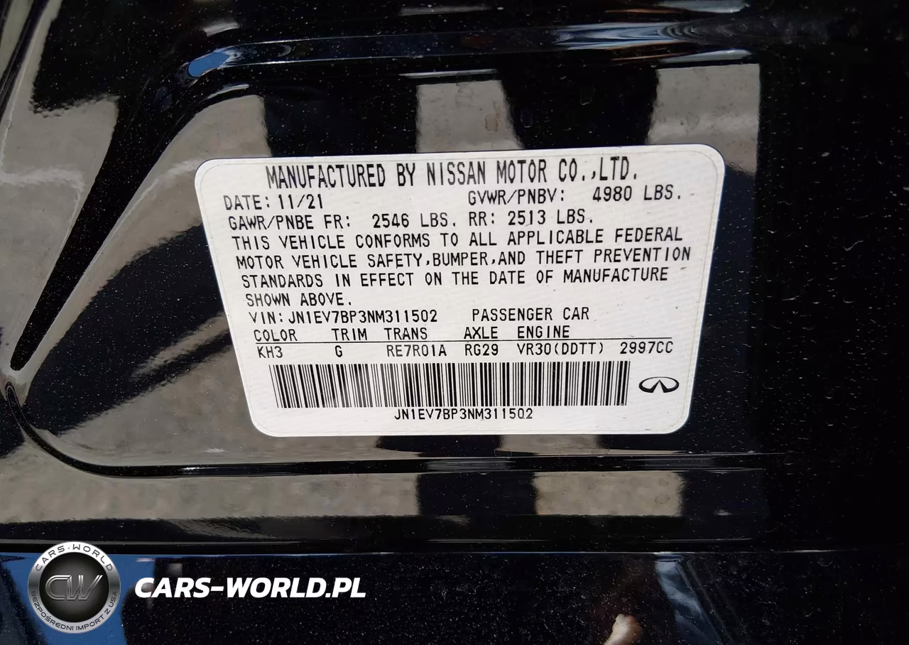 2022 Infiniti Q50 Luxe VIN:JN1EV7BP3NM311502 - 9