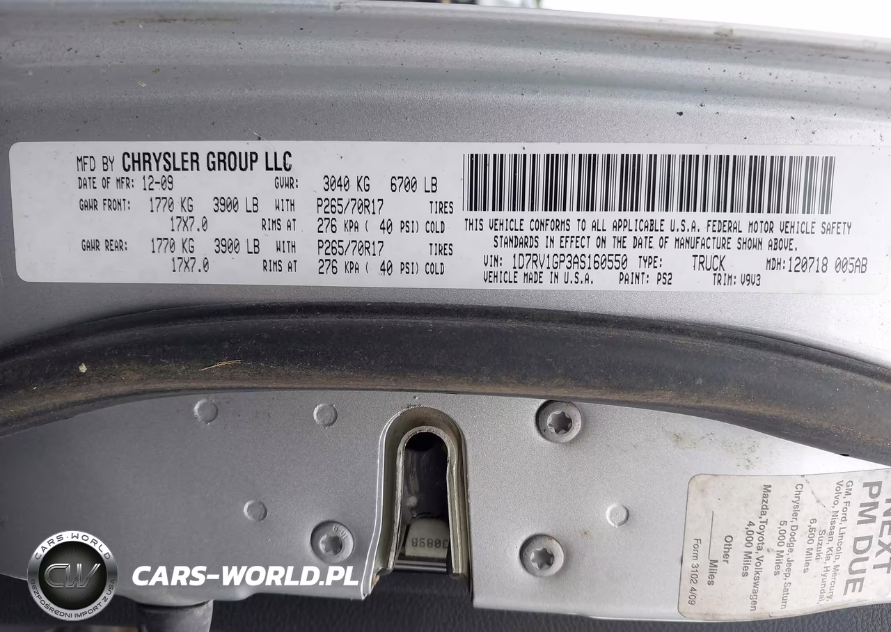 2010 Dodge Ram 1500 VIN:1D7RV1GP3AS160550 - 9