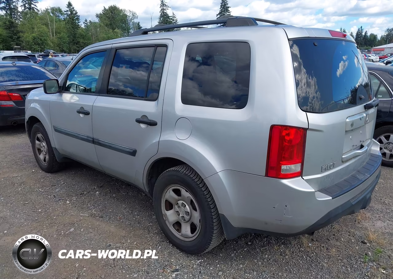 2013 Honda Pilot Lx VIN:5FNYF3H23DB044123 - 3