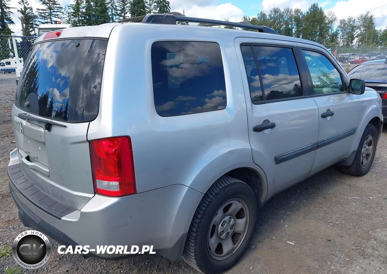 2013 Honda Pilot Lx VIN:5FNYF3H23DB044123 - 4