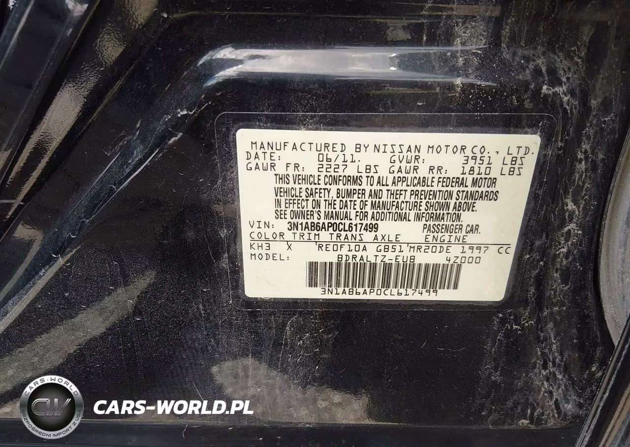 2012 Nissan Sentra 2.0 Sr VIN:3N1AB6AP0CL617499 - 9