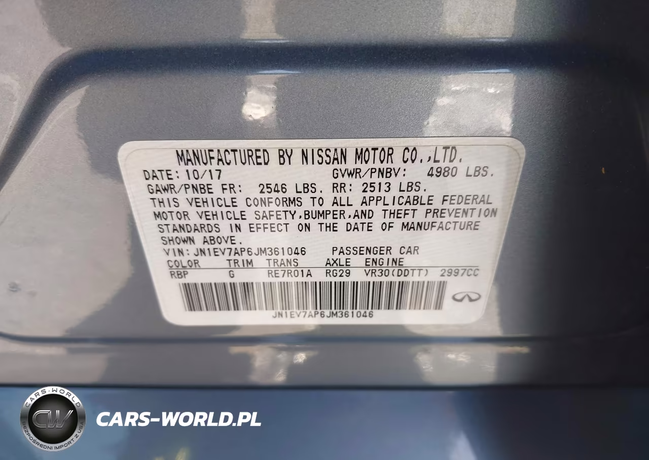 2018 Infiniti Q50 3.0T Luxe VIN:JN1EV7AP6JM361046 - 9