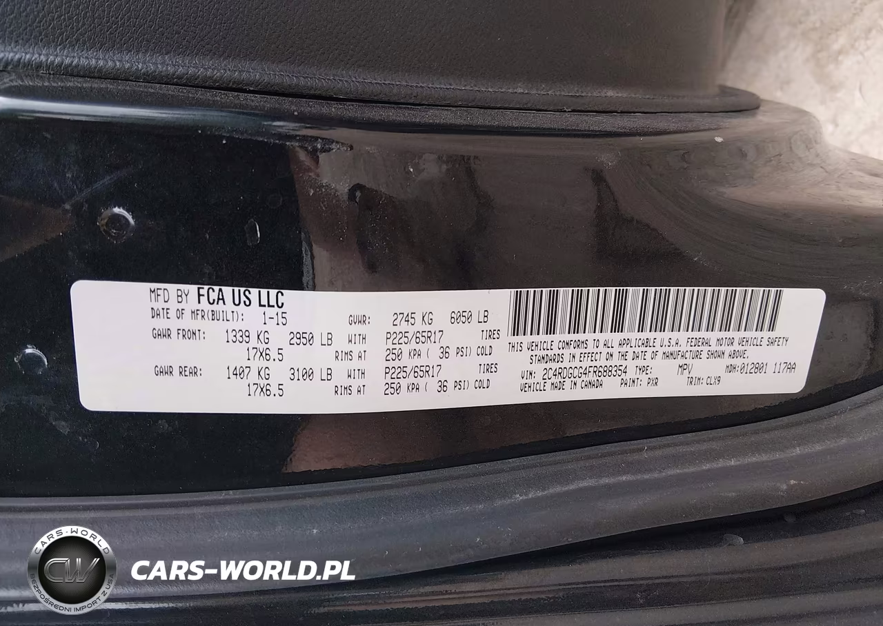 2015 Dodge Grand Caravan Sxt Plus VIN:2C4RDGCG4FR688354 - 9