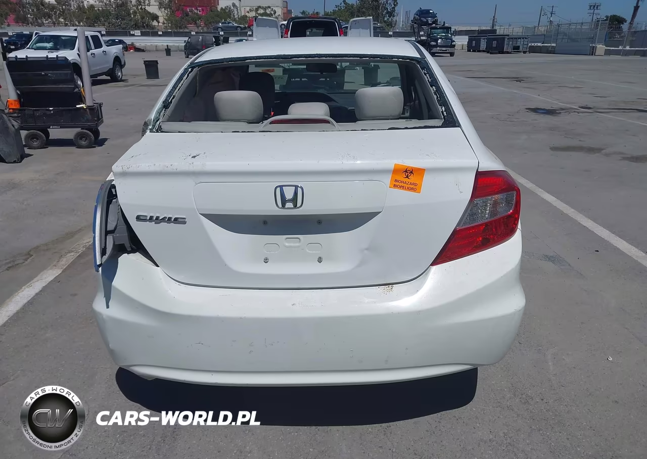 2012 Honda Civic Lx VIN:19XFB2F58CE351348 - 16
