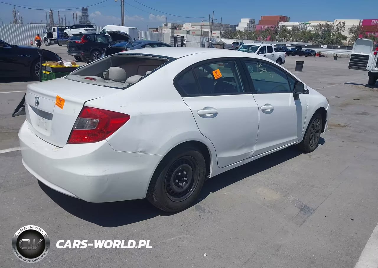2012 Honda Civic Lx VIN:19XFB2F58CE351348 - 4