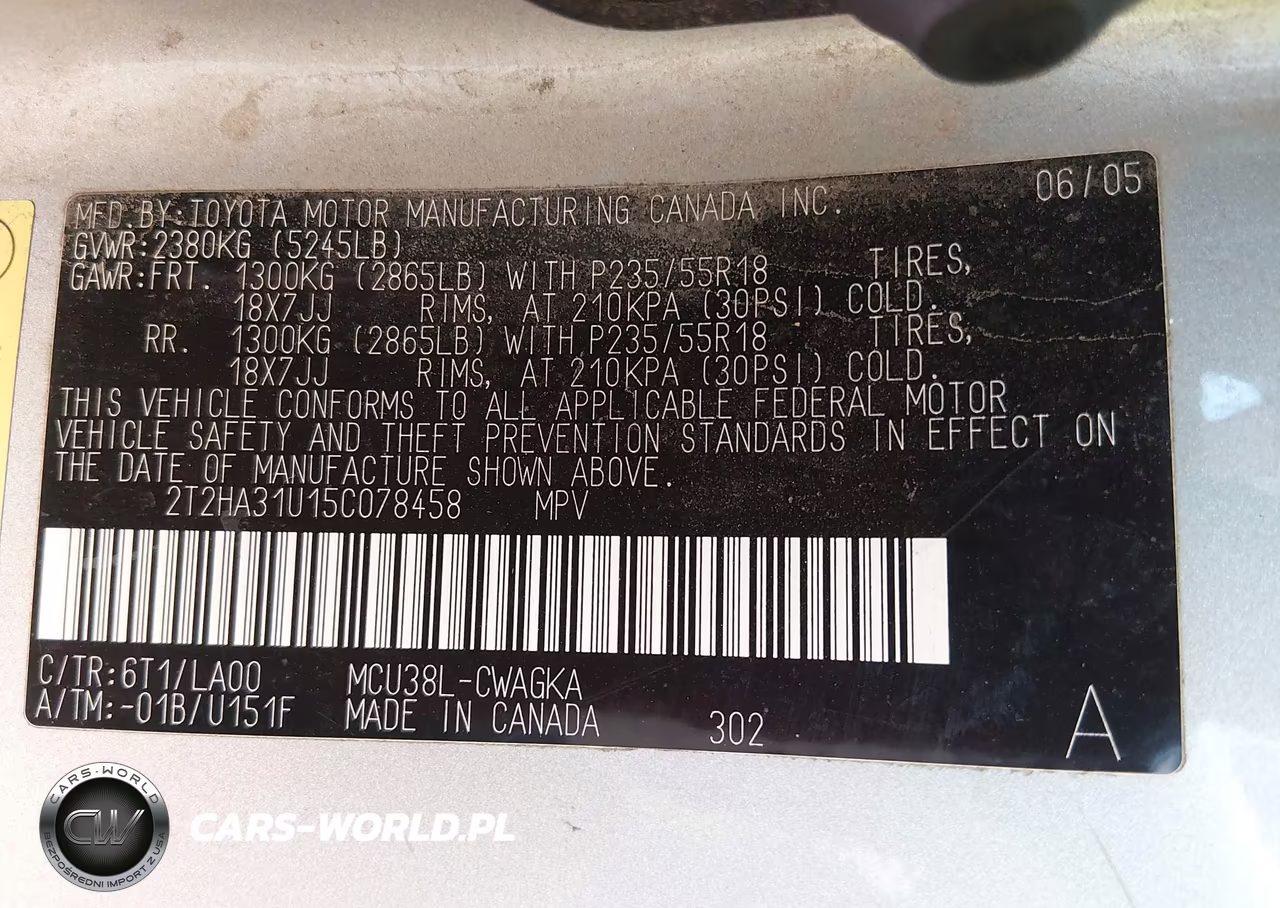 2005 Lexus Rx 330 VIN:2T2HA31U15C078458 - 9