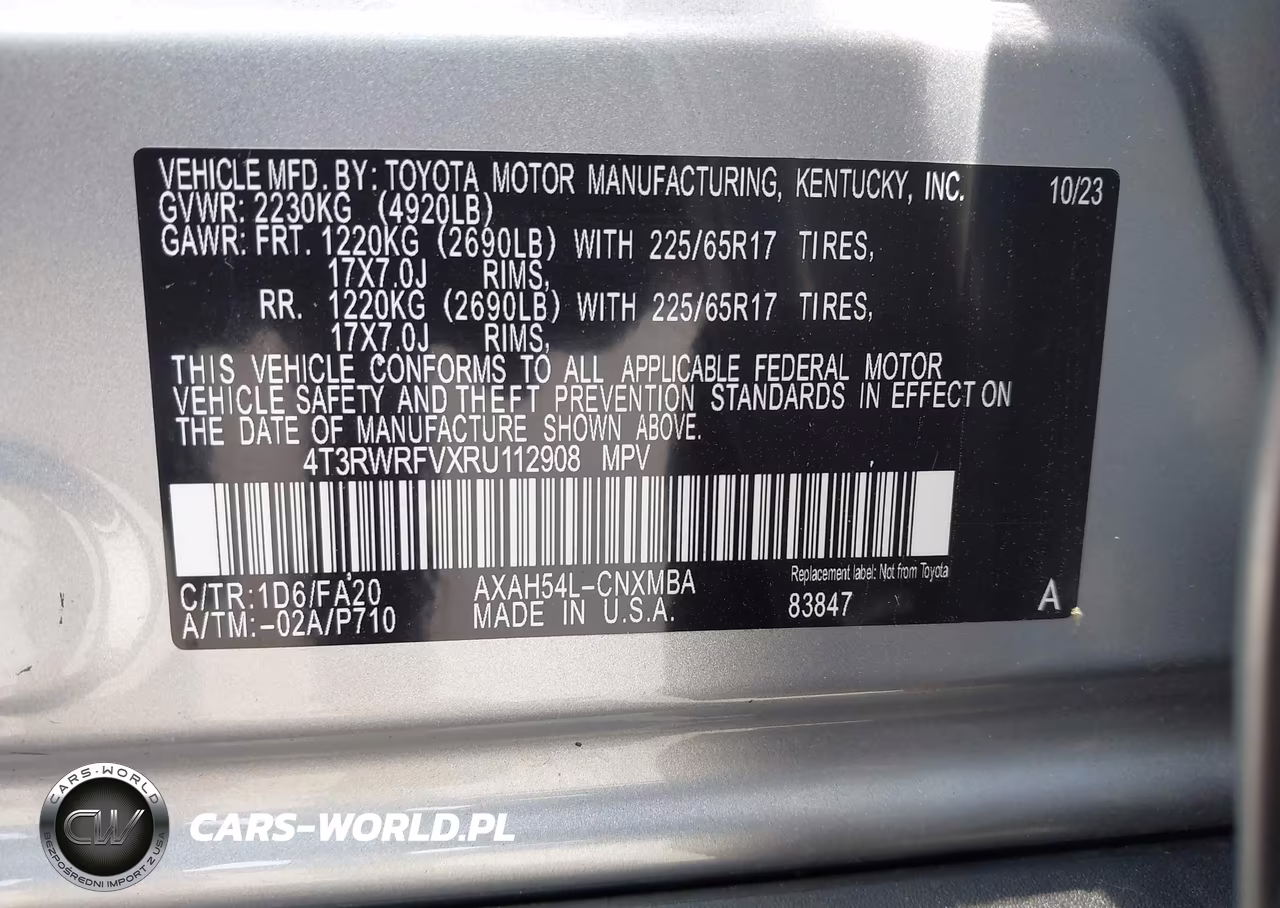 2024 Toyota Rav4 Hybrid Xle VIN:4T3RWRFVXRU112908 - 9