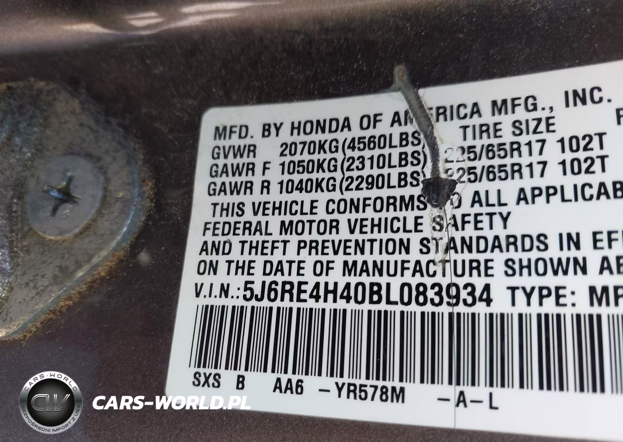 2011 Honda Cr-V Se VIN:5J6RE4H40BL083934 - 9