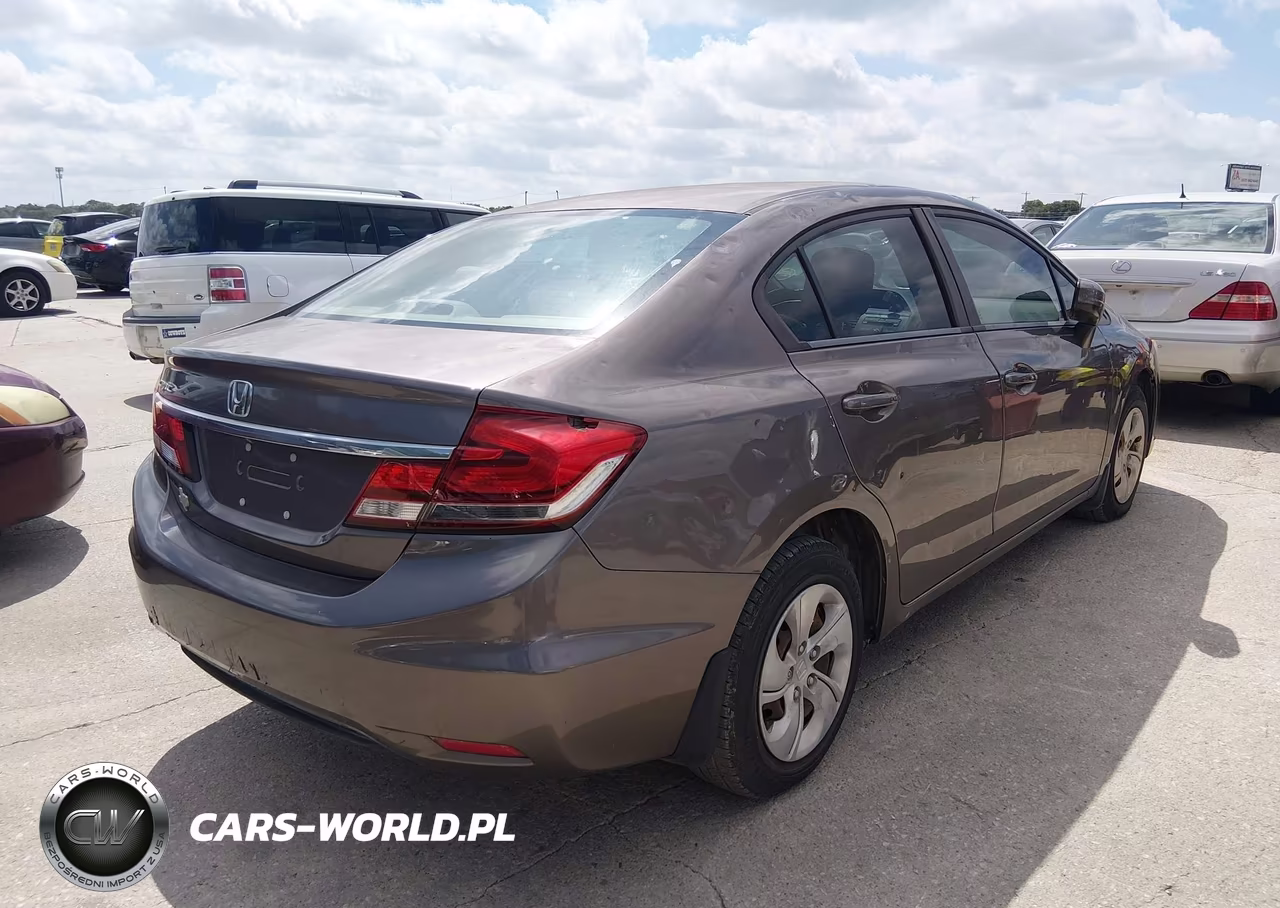2015 Honda Civic Lx VIN:19XFB2F58FE101113 - 4