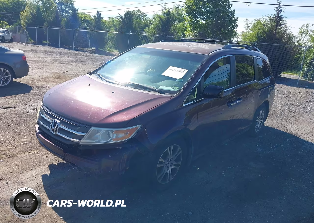 2013 Honda Odyssey Ex VIN:5FNRL5H43DB075446 - 2
