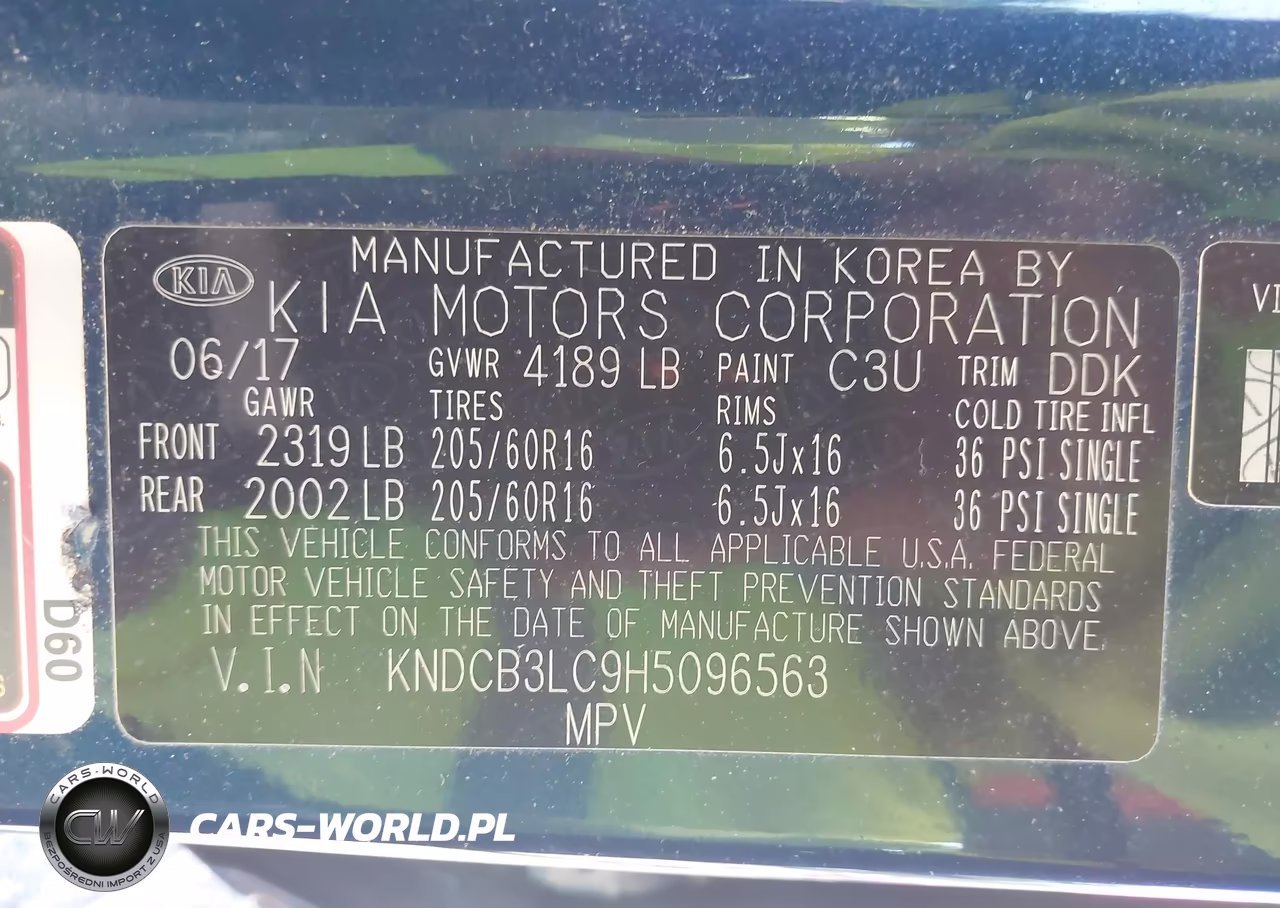 2017 Kia Niro Lx VIN:KNDCB3LC9H5096563 - 9