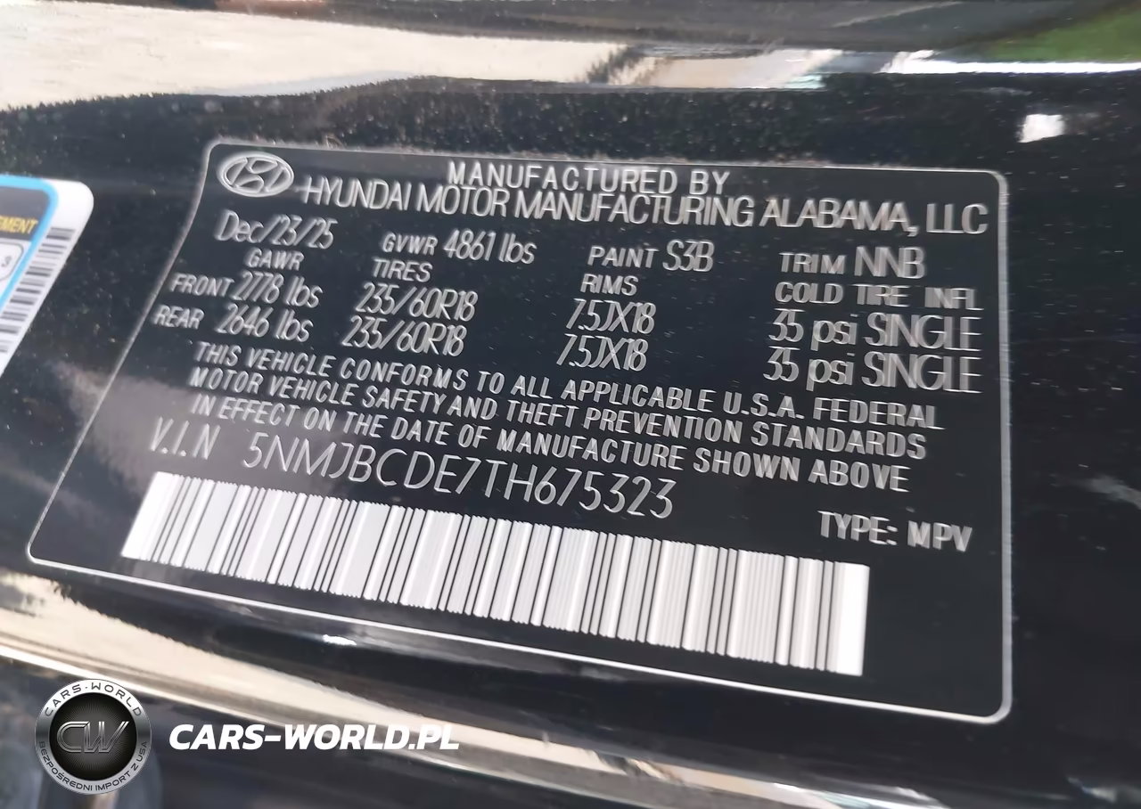 2026 Hyundai Tucson Sel VIN:5NMJBCDE7TH675323 - 9