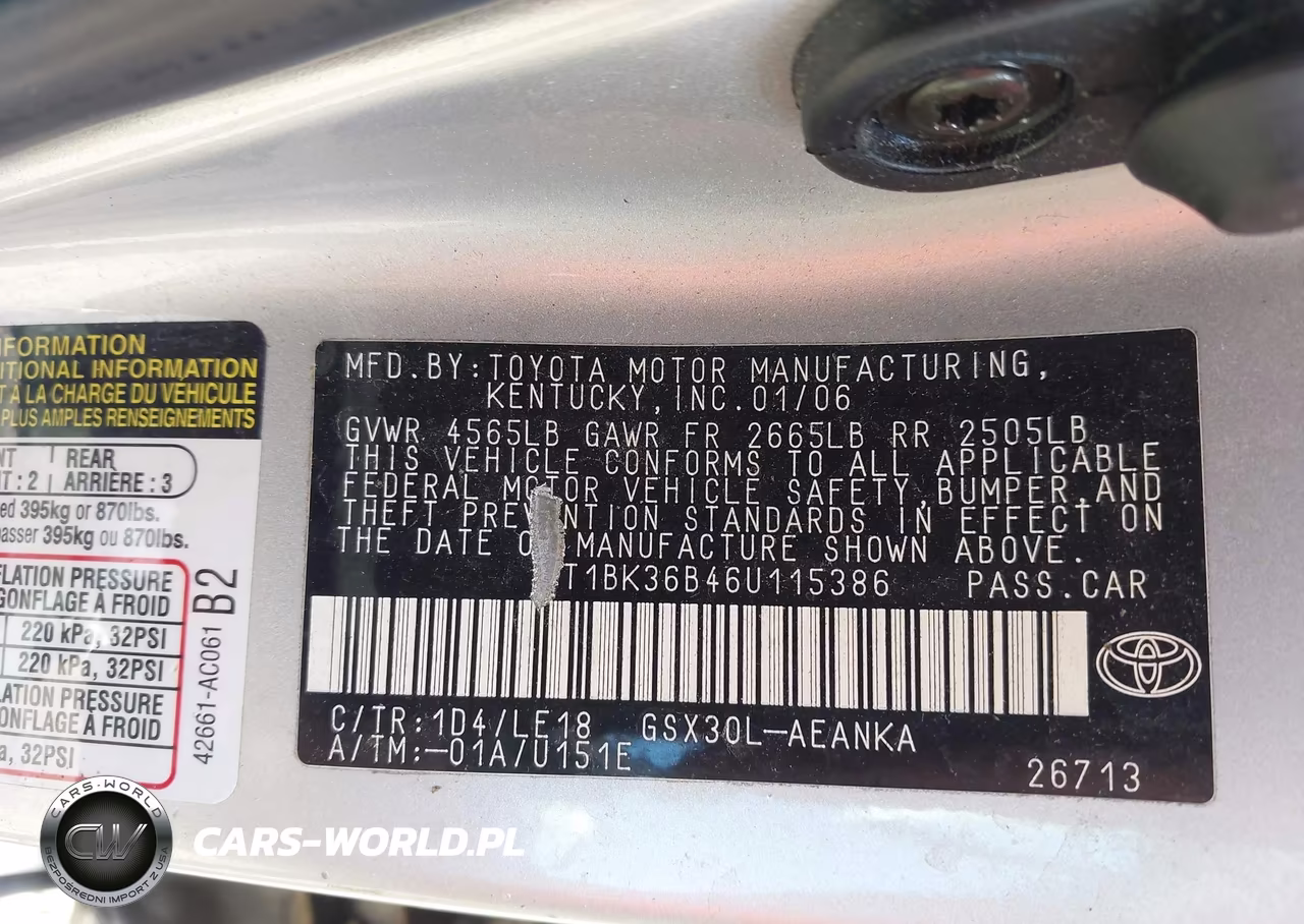 2006 Toyota Avalon Touring VIN:4T1BK36B46U115386 - 9