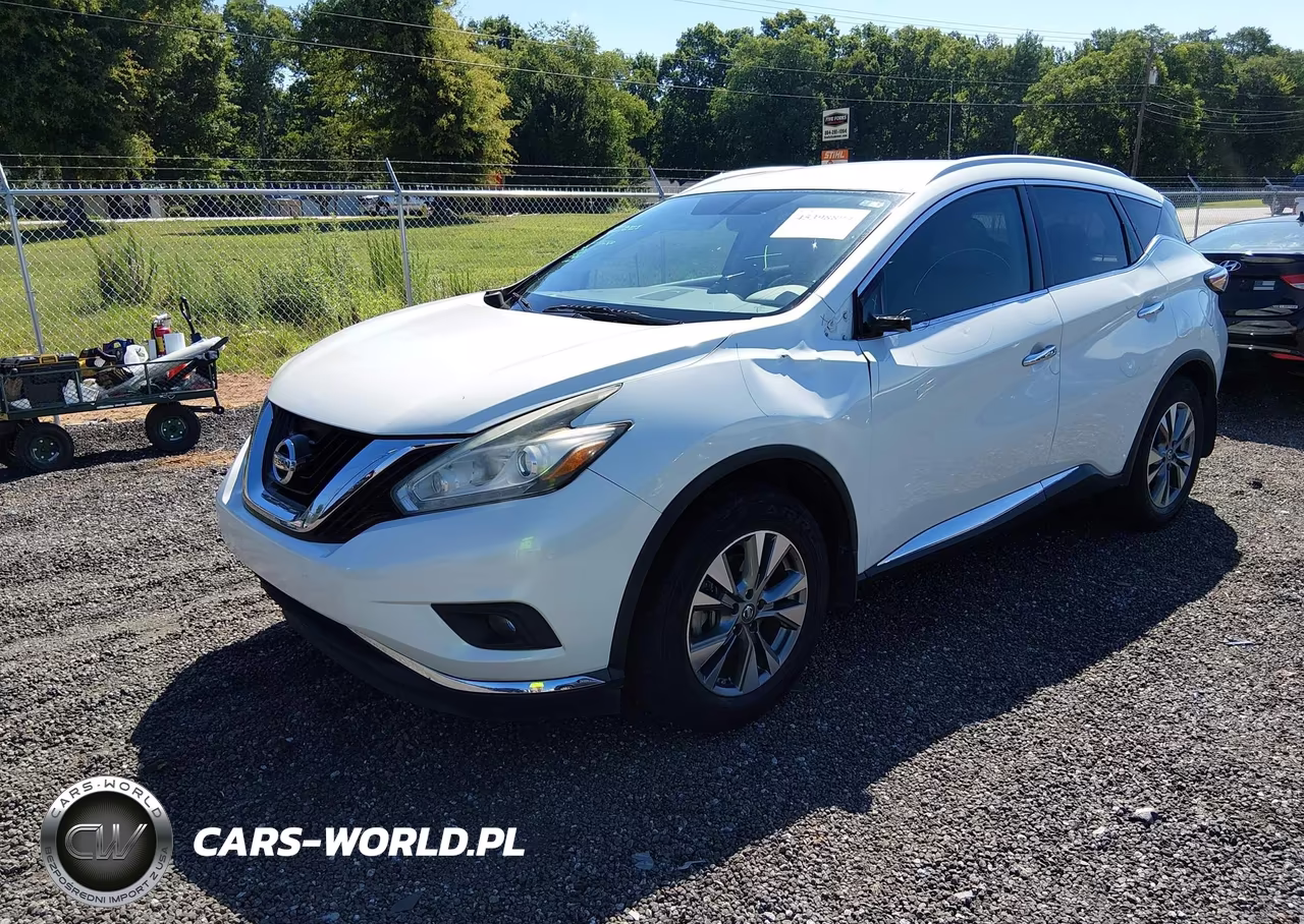 2015 Nissan Murano Sl VIN:5N1AZ2MH8FN226834 - 2