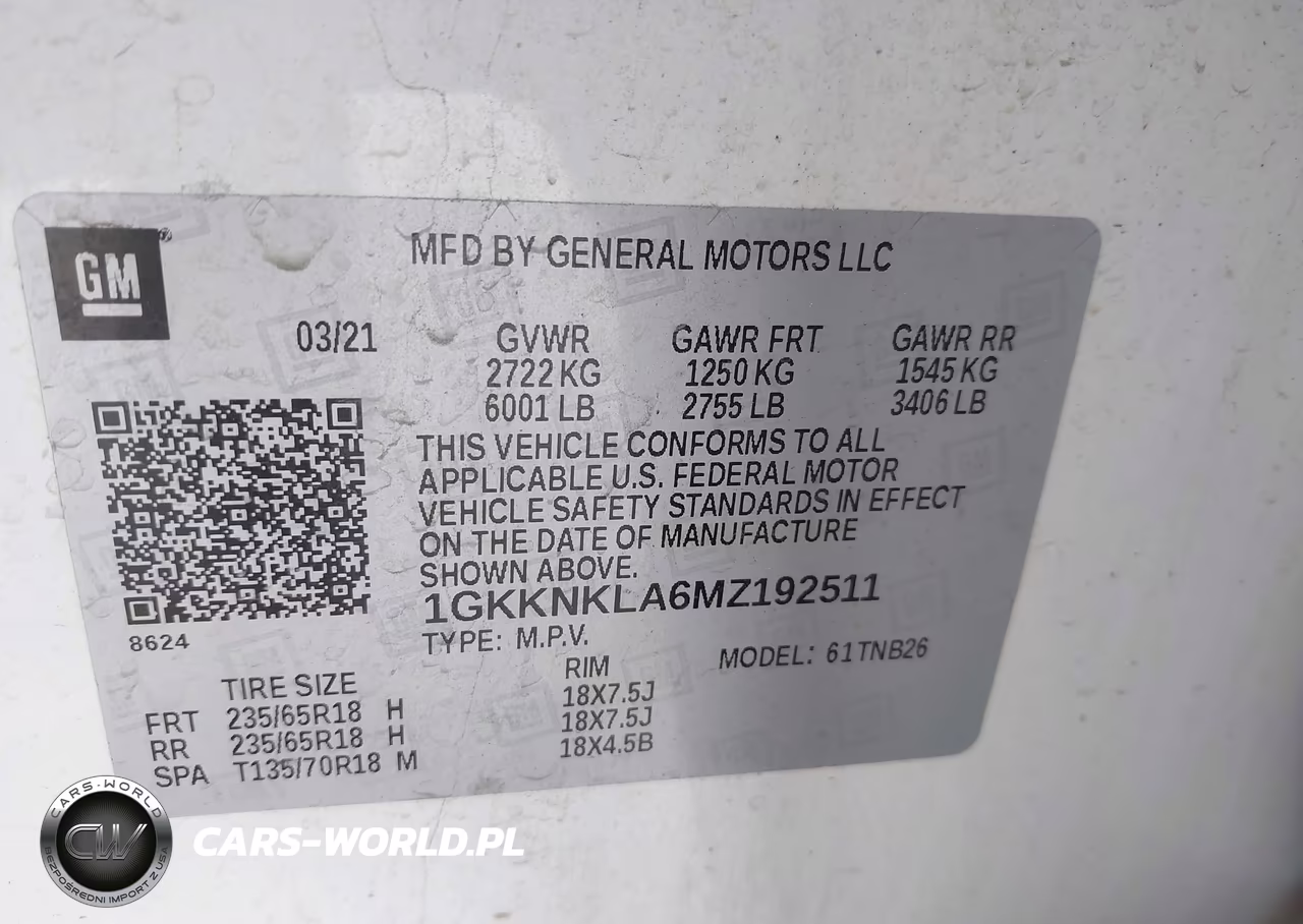 2021 GMC Acadia Fwd Sle VIN:1GKKNKLA6MZ192511 - 9
