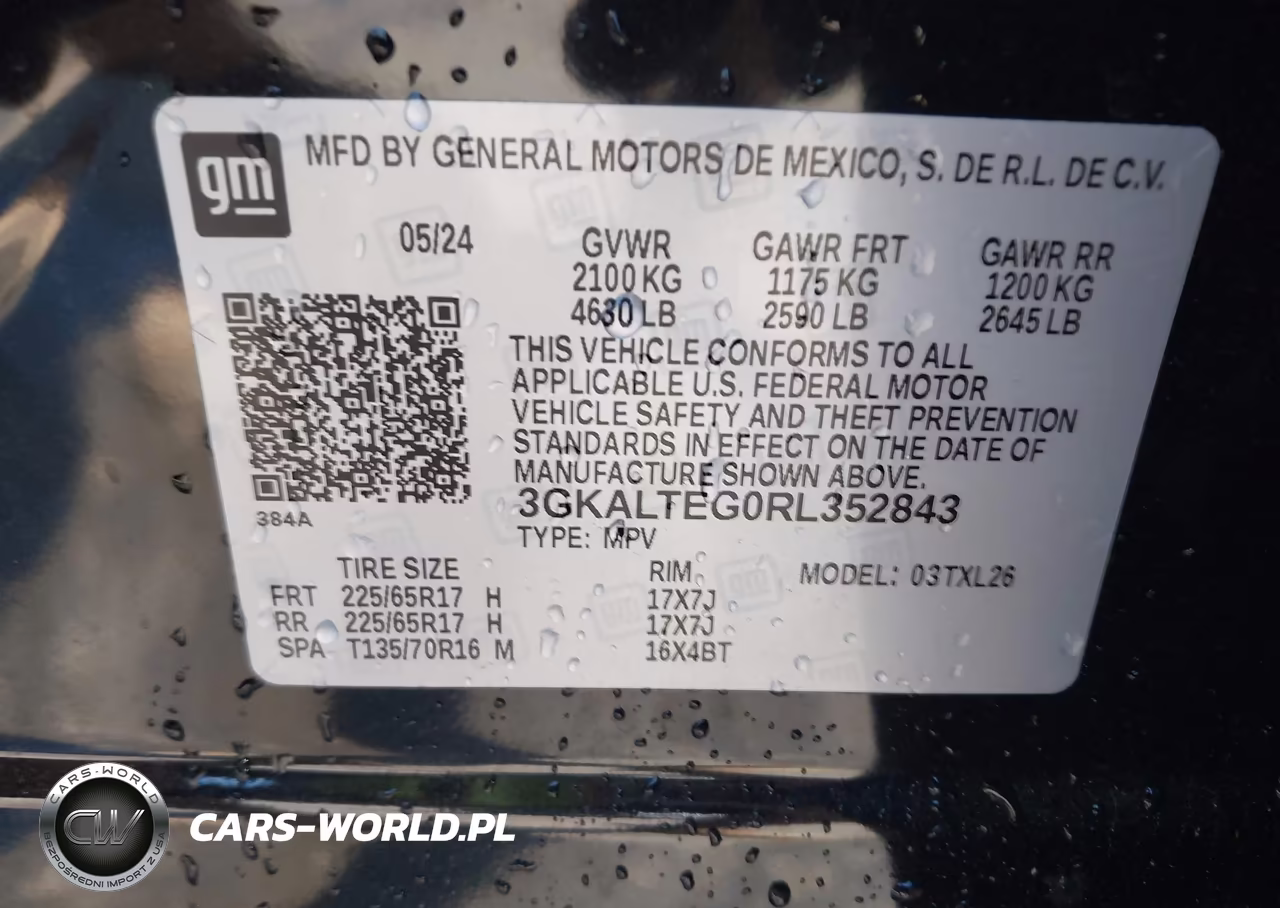 2024 GMC Terrain Awd Sle VIN:3GKALTEG0RL352843 - 9