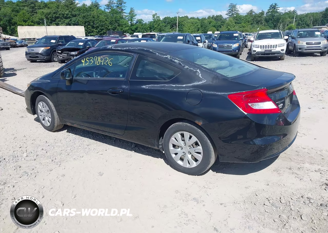 2012 Honda Civic Lx VIN:2HGFG3B58CH525972 - 3