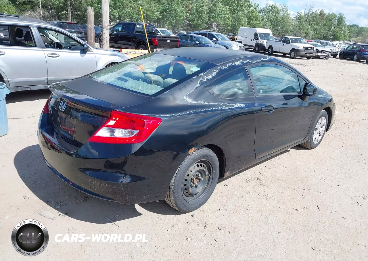 2012 Honda Civic Lx VIN:2HGFG3B58CH525972 - 4