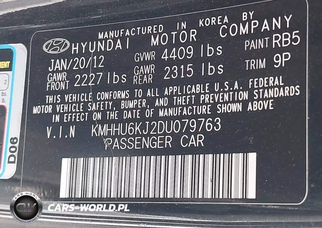 2013 Hyundai Genesis 3.8 Grand Touring VIN:KMHHU6KJ2DU079763 - 9