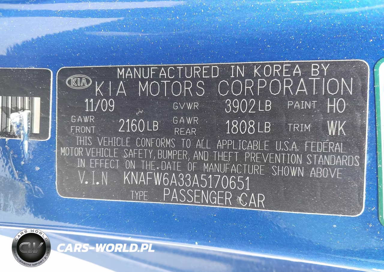 2010 Kia Forte Koup Sx VIN:KNAFW6A33A5170651 - 9