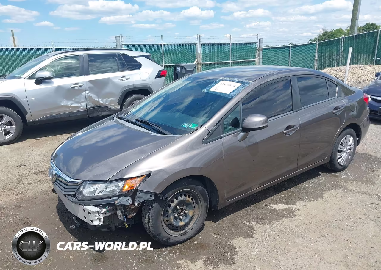 2012 Honda Civic Lx VIN:19XFB2F56CE311205 - 2