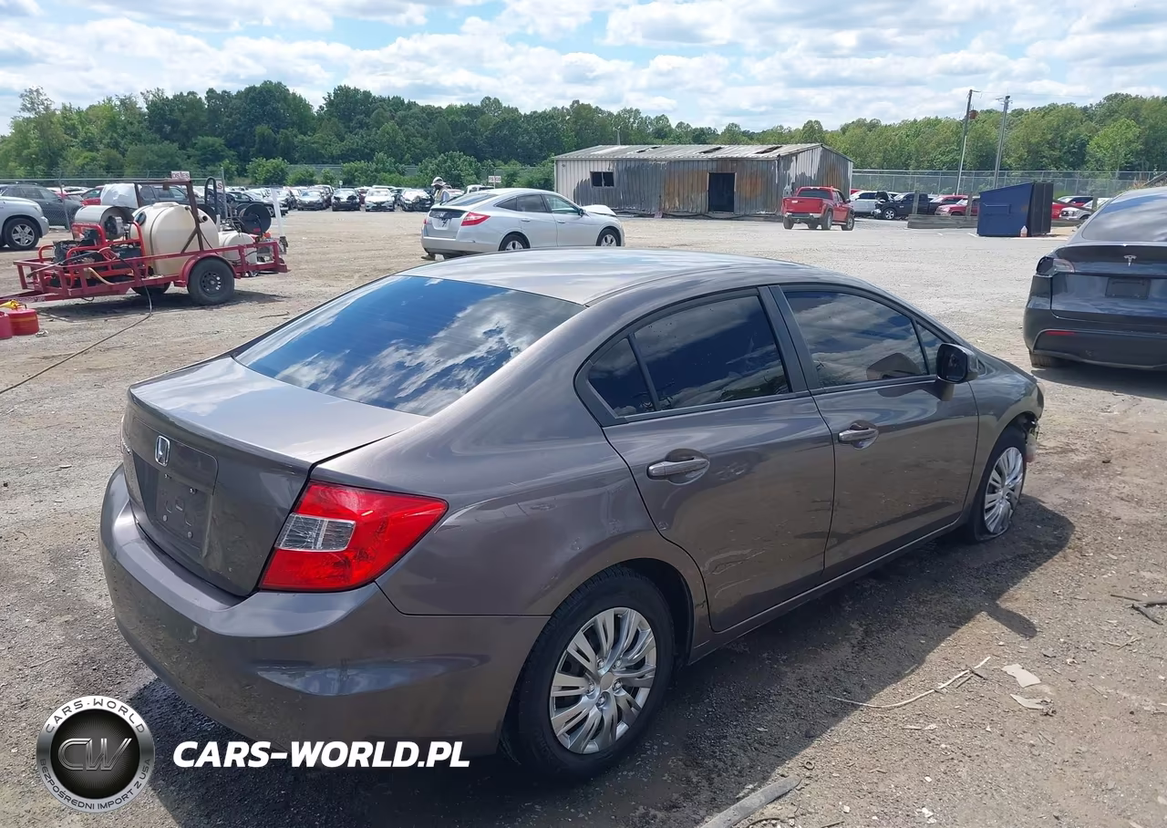2012 Honda Civic Lx VIN:19XFB2F56CE311205 - 4