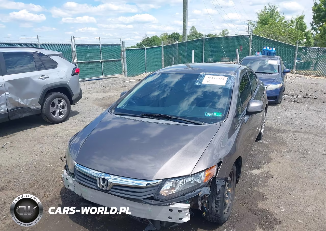 2012 Honda Civic Lx VIN:19XFB2F56CE311205 - 6