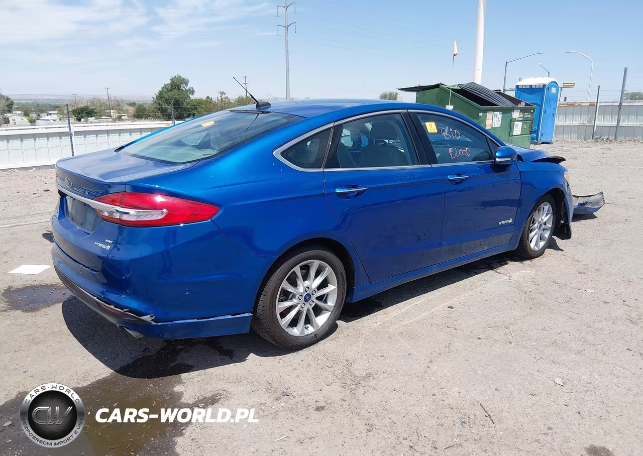 2017 Ford Fusion Hybrid Se VIN:3FA6P0LU7HR190451 - 4