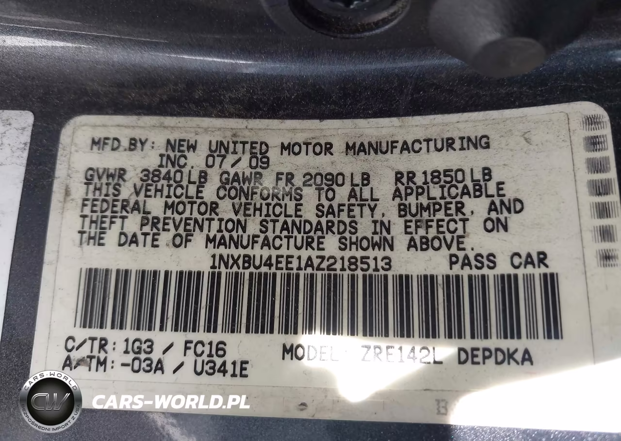 2010 Toyota Corolla Le VIN:1NXBU4EE1AZ218513 - 9
