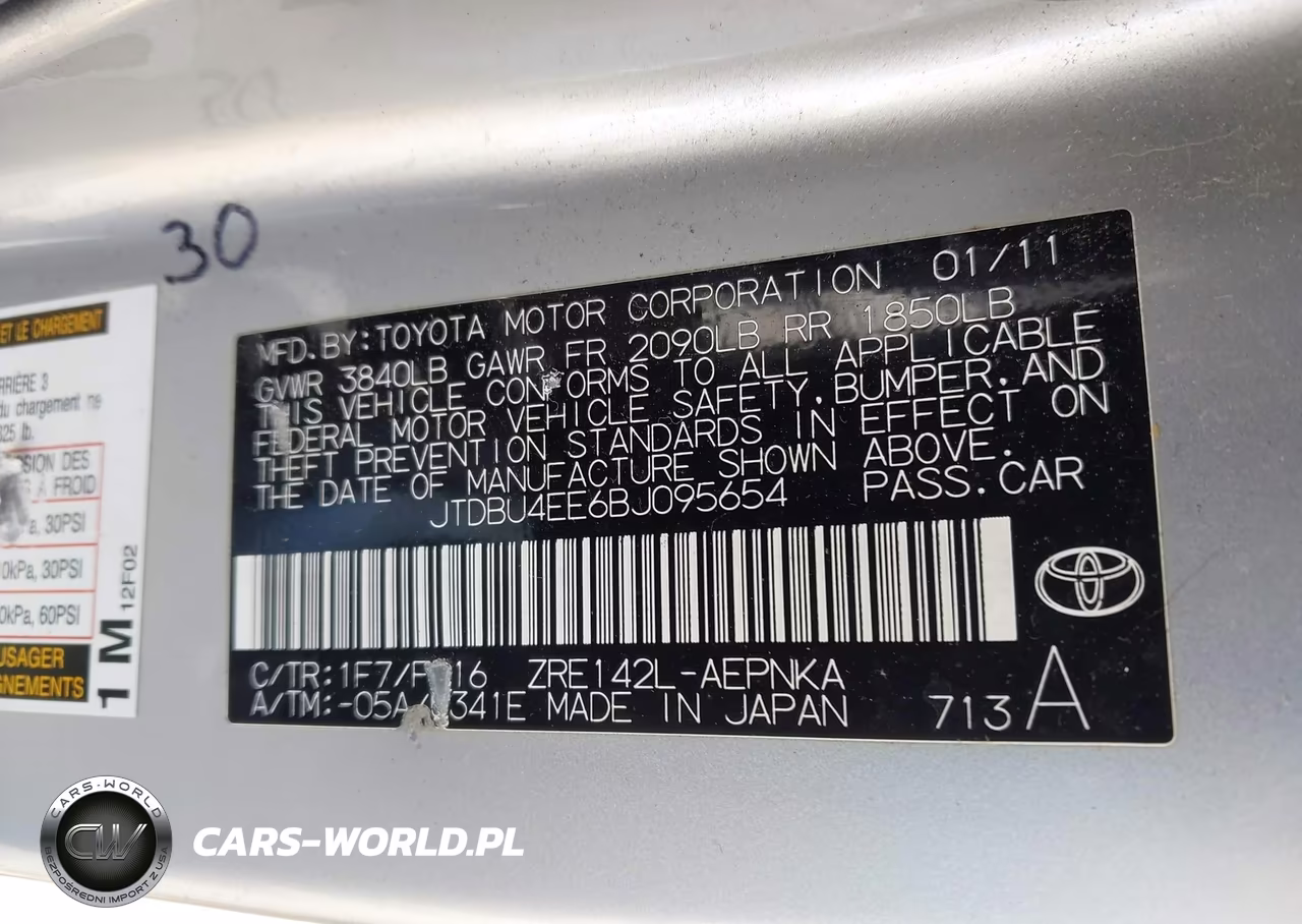 2011 Toyota Corolla Le VIN:JTDBU4EE6BJ095654 - 9