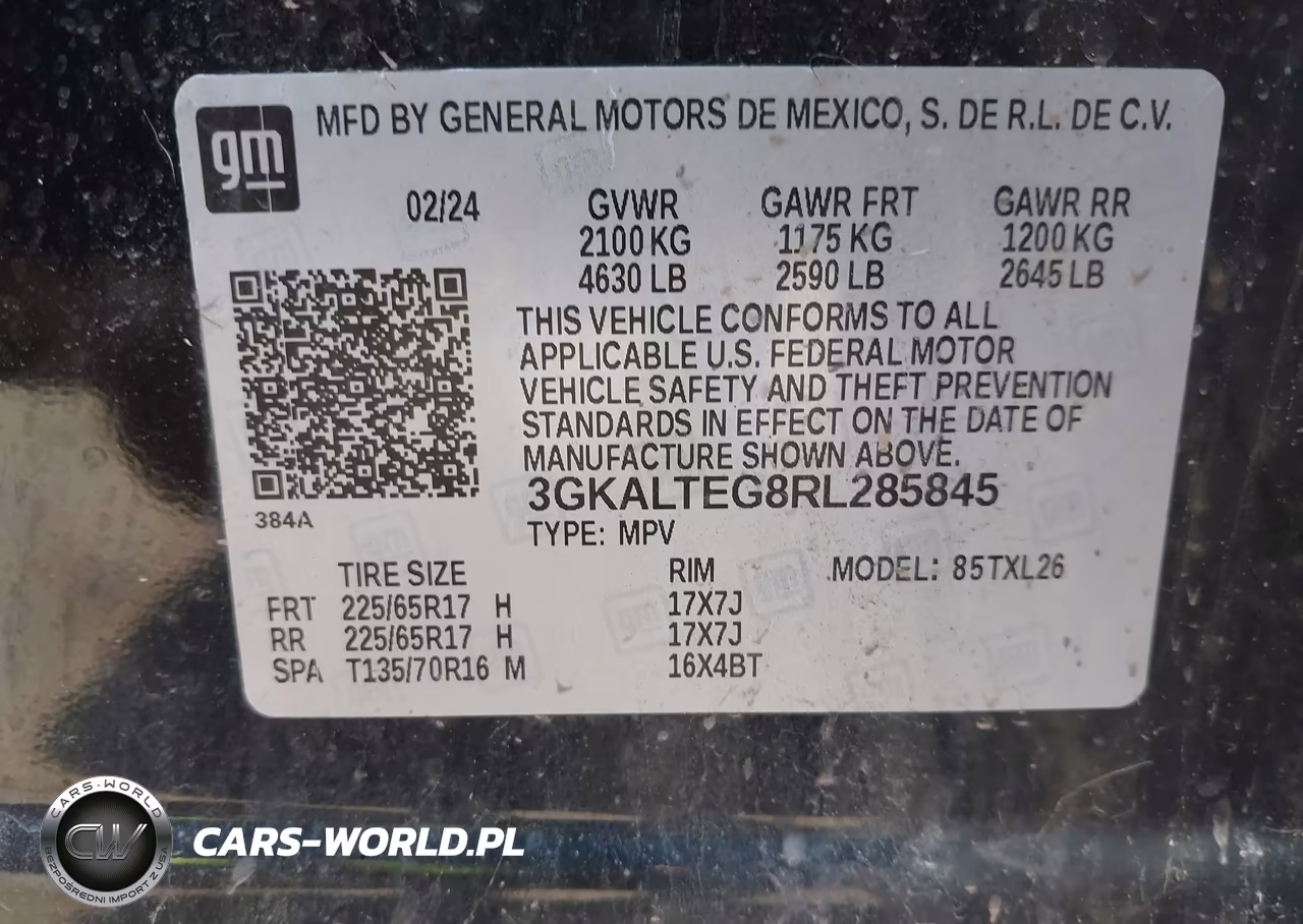 2024 GMC Terrain Awd Sle VIN:3GKALTEG8RL285845 - 9