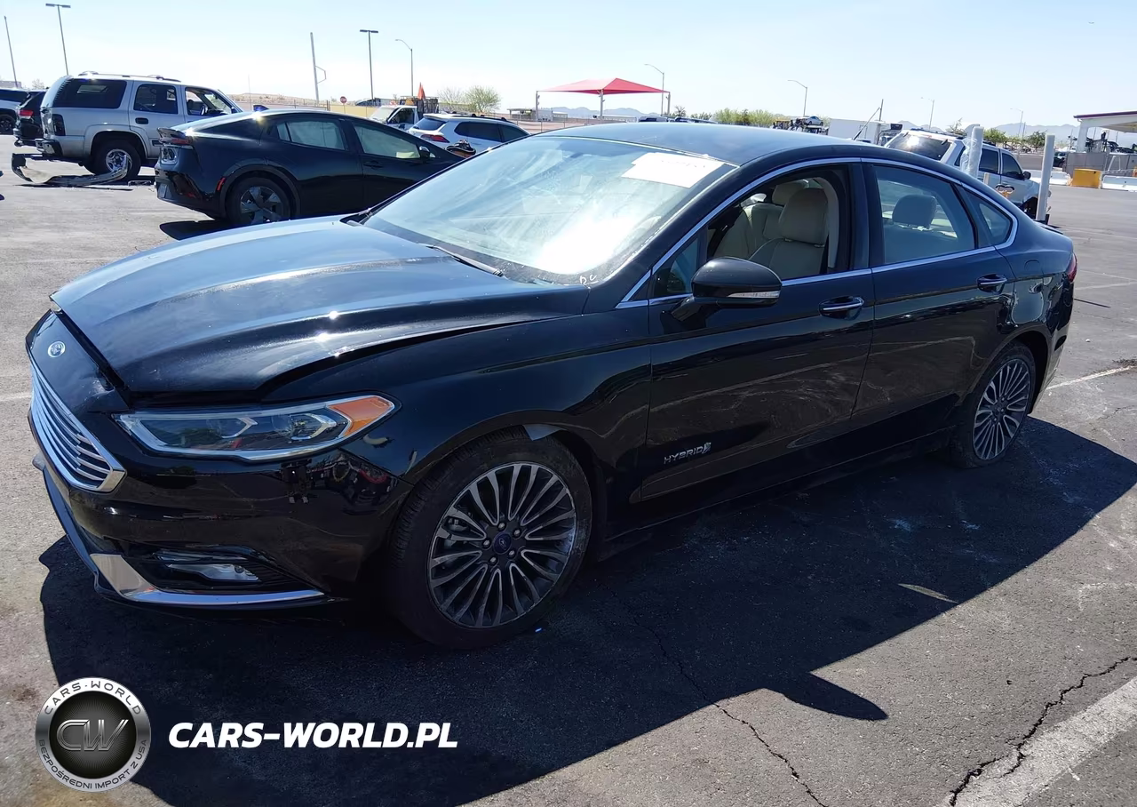 2018 Ford Fusion Hybrid Platinum-Titanium VIN:3FA6P0RU1JR246817 - 2