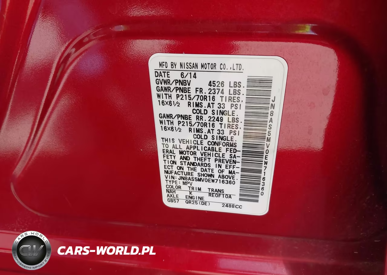 2014 Nissan Rogue Select S VIN:JN8AS5MV0EW716360 - 9
