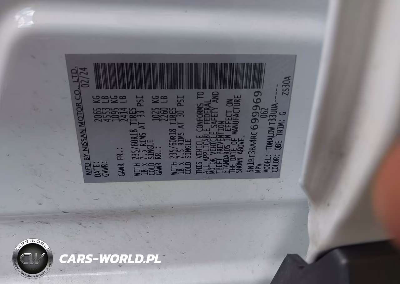 2024 Nissan Rogue Sv Fwd VIN:5N1BT3BA4RC699969 - 9