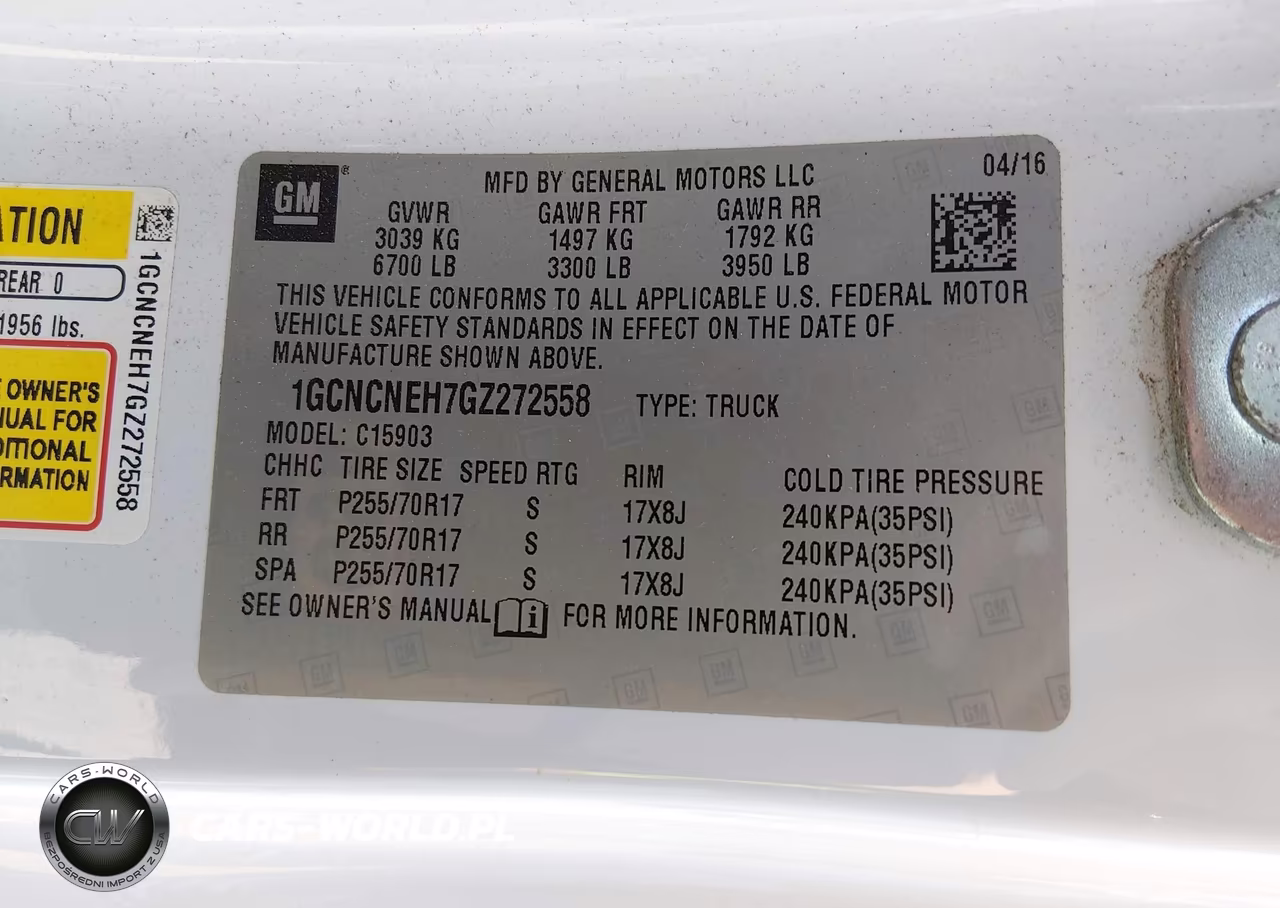 2016 Chevrolet Silverado 1500 Work Truck VIN:1GCNCNEH7GZ272558 - 9