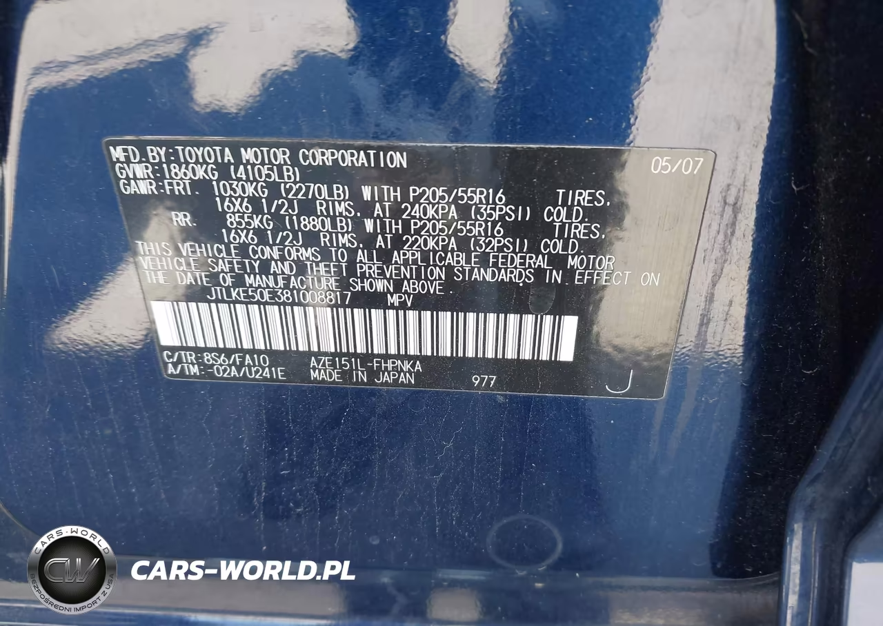 2008 Scion Xb VIN:JTLKE50E381008817 - 9