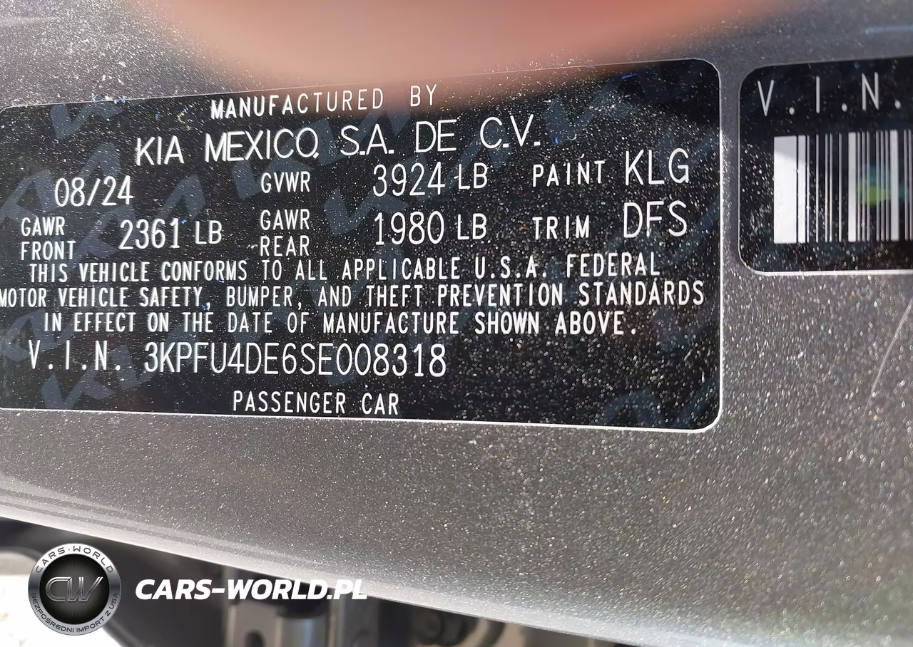 2025 Kia K4 Ex VIN:3KPFU4DE6SE008318 - 9