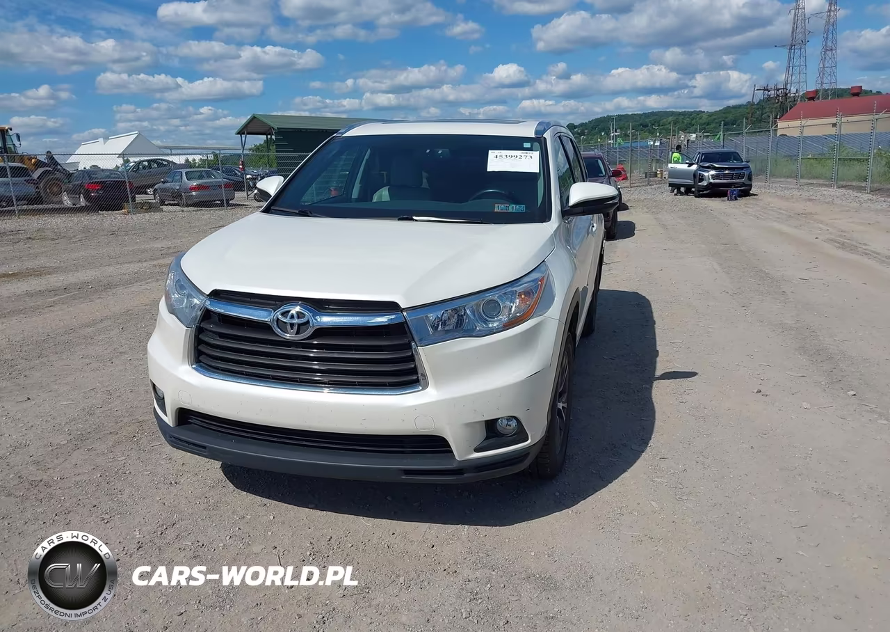 2016 Toyota Highlander Xle V6 VIN:5TDJKRFH5GS506950 - 2