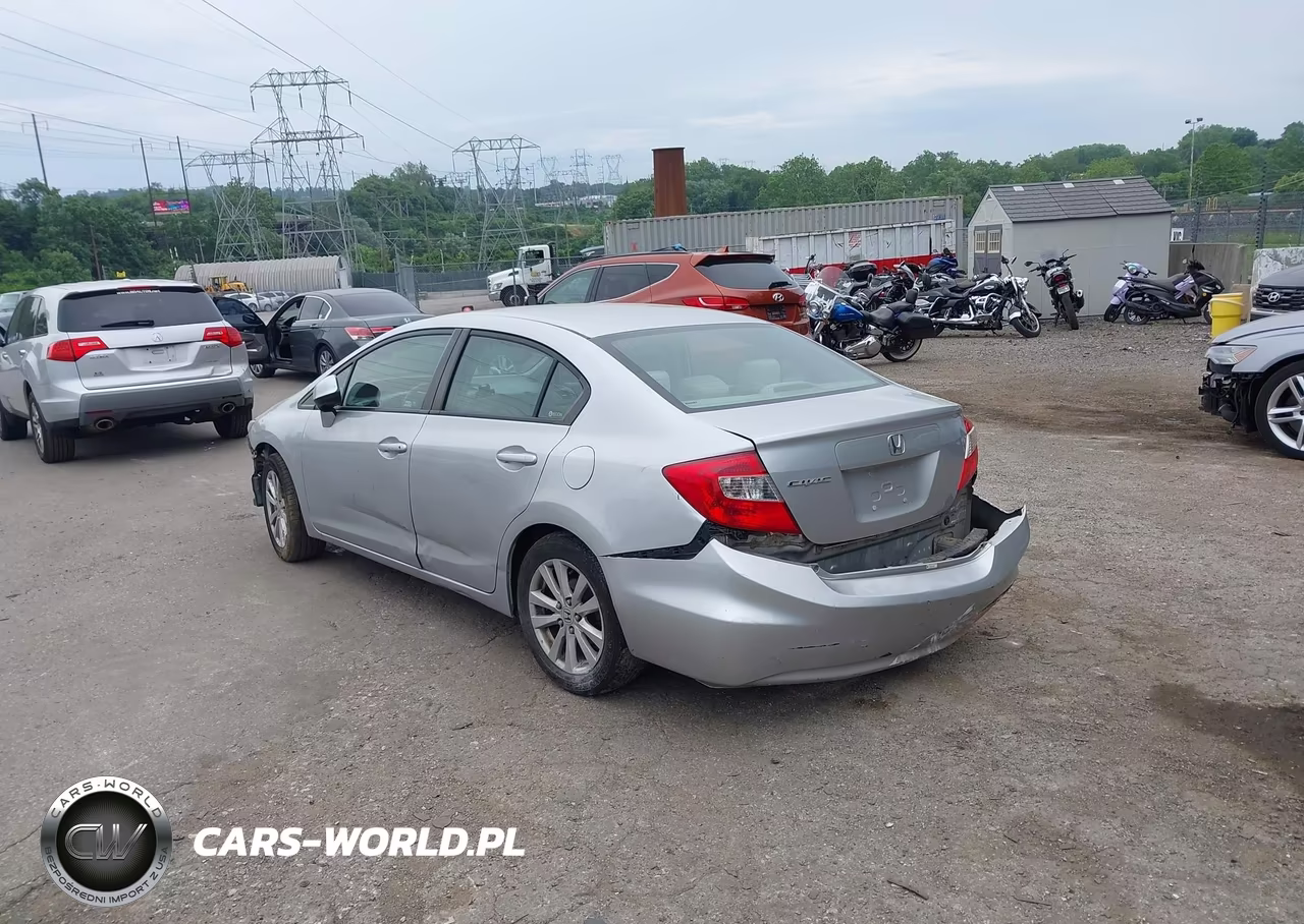2012 Honda Civic Ex VIN:19XFB2F88CE035555 - 3