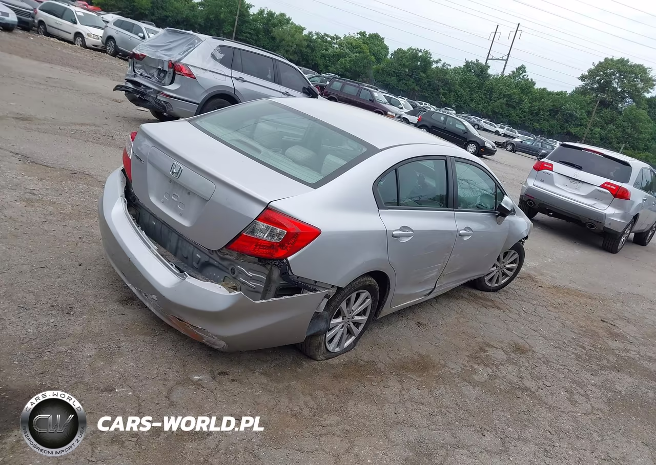 2012 Honda Civic Ex VIN:19XFB2F88CE035555 - 4