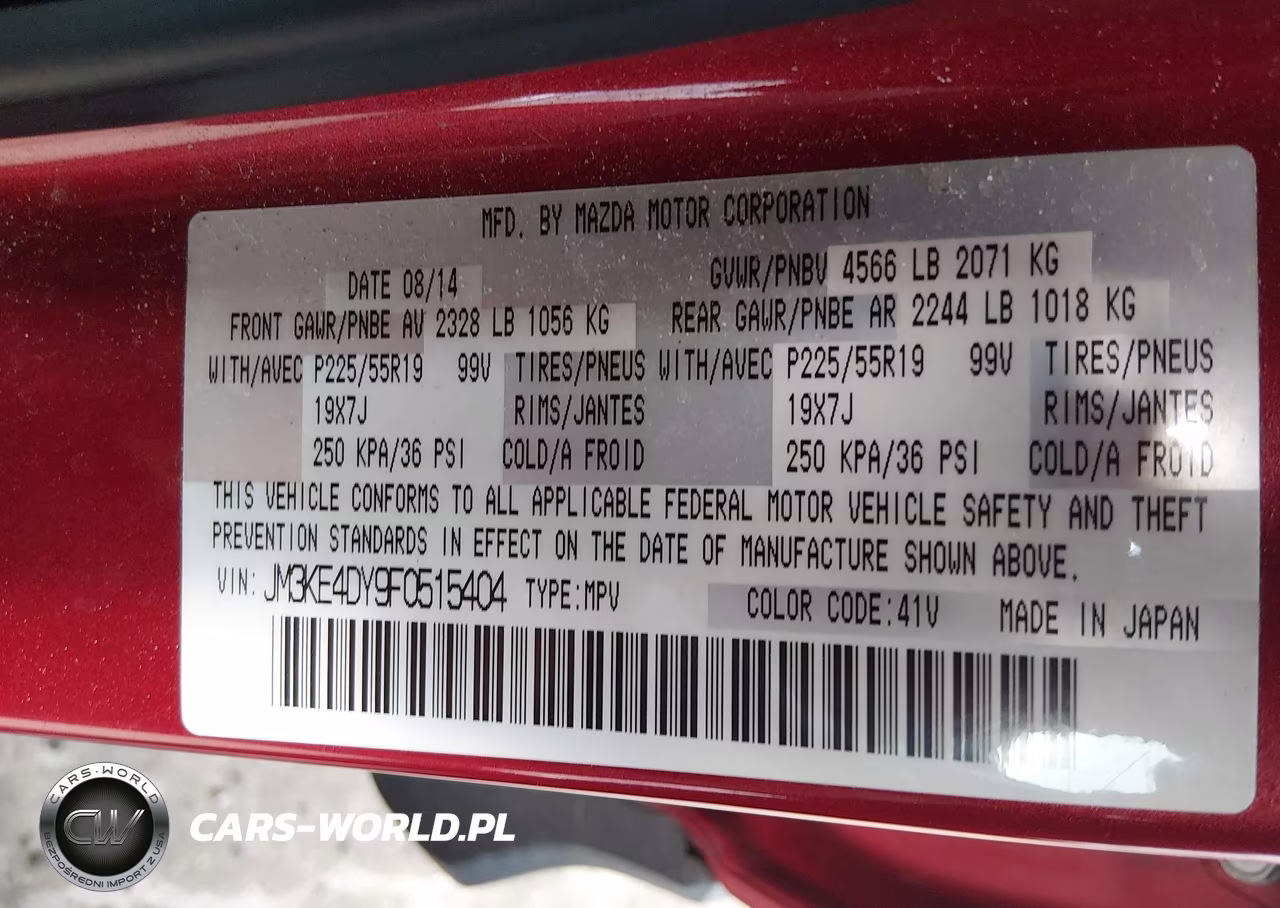 2015 Mazda Cx-5 Grand Touring VIN:JM3KE4DY9F0515404 - 9